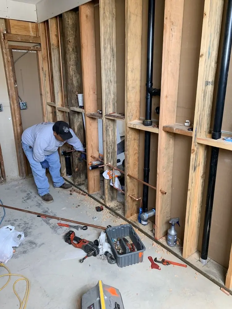 Commercial rough-in plumbing for Gas Line Repair in Brunswick
